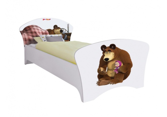 Кровать Маша и Медведь (для мальчиков)