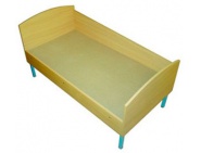 Кровать на металлокаркасе с бортиком 
