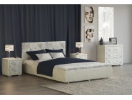 Кровать Como 3 со встроенным пуфом