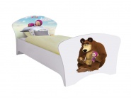 Кровать Маша и Медведь (для девочек)
