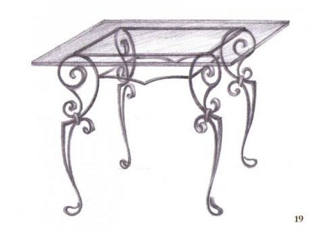 Декоративный столик
