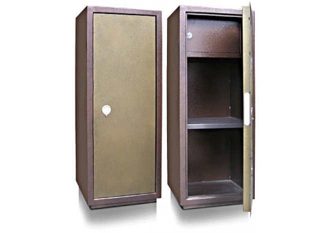 Шкаф канцелярский ШБО-1000К коричневый