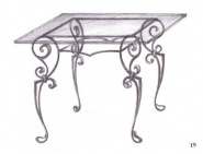 Декоративный столик